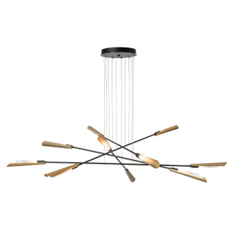 Flight Flight 10-Light Pendant in Bronze (39|131412-SKT-STND-05-02-WC0822)