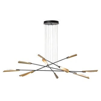 Flight Flight 10-Light Pendant in Vintage Platinum (39|131412-SKT-LONG-82-07-WC0822)