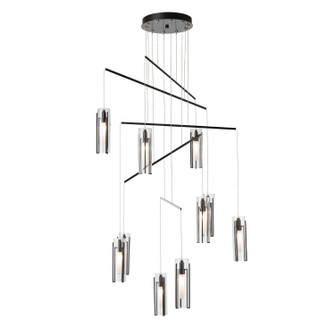 Exos LED Pendant in Dark Smoke (39|131154-SKT-LONG-07-GG0065)