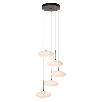 Clouds Clouds 5-Light Pendant in Dark Smoke (39|131146-SKT-LONG-07-GS0818)