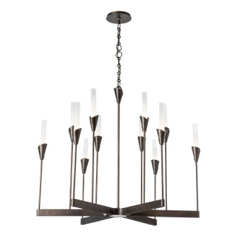 Lilium Lilium 12-Light Chandelier in Black (39|101706-SKT-10-WC0821)