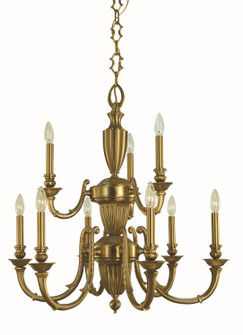 Wellesley Nine Light Chandelier in Brushed Brass (8|5949 BR)