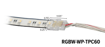 Tape To Power Connector (509|RGBW-WP-TPC60)