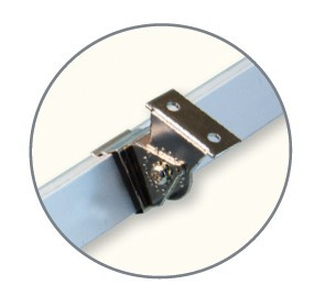 (2) Adjustable Mounting Clips And (2) Screws (509|LED-CHL2-AMC)