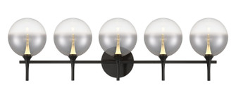 Iissa Five Light Vanity in Black (40|48921-022)