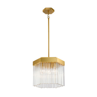 Emma Three Light Pendant in Brushed Brass (78|AC12062BR)