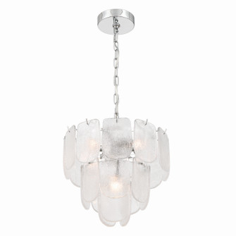 Bianca Five Light Pendant in Polished Nickel, Crystalline (78|AC12051CR)