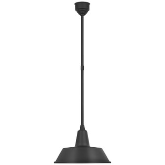 Academy Barn Light LED Pendant in Matte Black (268|TOB 5803MBK-MBK)