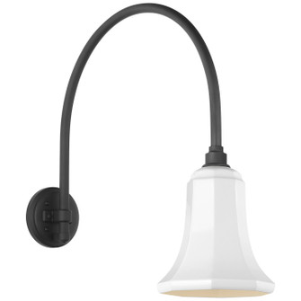 Academy Barn Light LED Barn Light in Matte Black (268|TOB 2815MBK/S8-WHT)