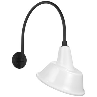 Academy Barn Light LED Barn Light in Matte Black (268|TOB 2815MBK/S3-WHT)