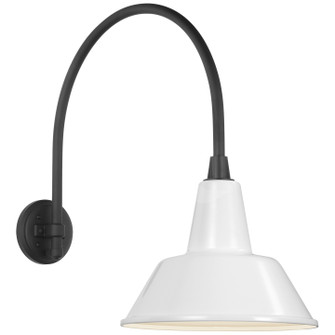 Academy Barn Light LED Barn Light in Matte Black (268|TOB 2815MBK/S1-WHT)