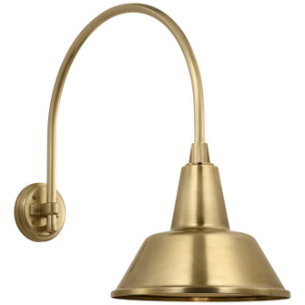 Academy Barn Light LED Barn Light in Hand-Rubbed Antique Brass (268|TOB 2815HAB/S1-HAB)