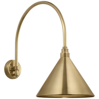Academy Barn Light LED Barn Light in Hand-Rubbed Antique Brass (268|TOB 2815HAB/S11-HAB)