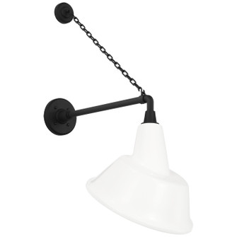 Academy Barn Light LED Barn Light in Matte Black (268|TOB 2813MBK/S3-WHT)