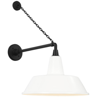 Academy Barn Light LED Barn Light in Matte Black (268|TOB 2813MBK/S2-WHT)