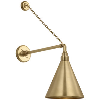 Academy Barn Light LED Barn Light in Hand-Rubbed Antique Brass (268|TOB 2813HAB/S10-HAB)