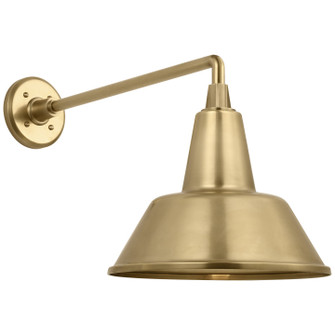 Academy Barn Light LED Barn Light in Hand-Rubbed Antique Brass (268|TOB 2812HAB/S1-HAB)