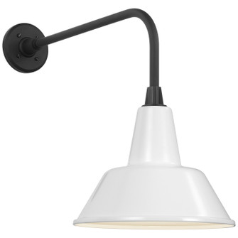 Academy Barn Light LED Barn Light in Matte Black (268|TOB 2809MBK/S1-WHT)