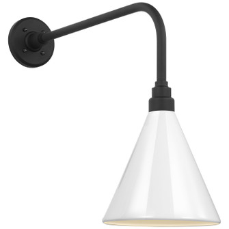 Academy Barn Light LED Barn Light in Matte Black (268|TOB 2809MBK/S10-WHT)