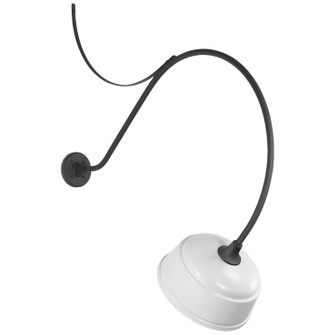 Academy Barn Light LED Barn Light in Matte Black (268|TOB 2807MBK/S6-WHT)