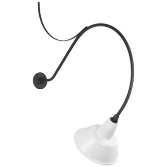 Academy Barn Light LED Barn Light in Matte Black (268|TOB 2807MBK/S1-WHT)