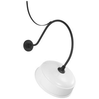 Academy Barn Light LED Barn Light in Matte Black (268|TOB 2806MBK/S7-WHT)