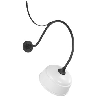 Academy Barn Light LED Barn Light in Matte Black (268|TOB 2806MBK/S6-WHT)