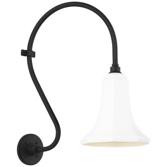 Academy Barn Light LED Barn Light in Matte Black (268|TOB 2804MBK/S9-WHT)