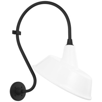Academy Barn Light LED Barn Light in Matte Black (268|TOB 2804MBK/S4-WHT)