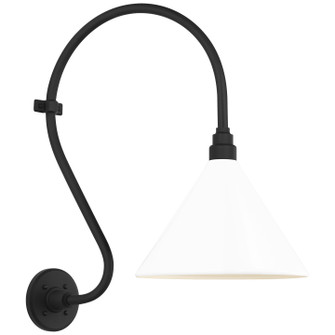 Academy Barn Light LED Barn Light in Matte Black (268|TOB 2804MBK/S11-WHT)