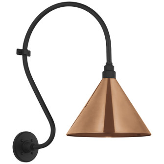 Academy Barn Light LED Barn Light in Matte Black (268|TOB 2804MBK/S11-SC)