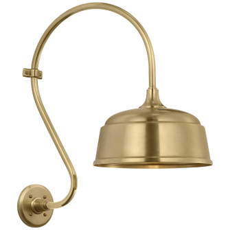 Academy Barn Light LED Barn Light in Hand-Rubbed Antique Brass (268|TOB 2804HAB/S6-HAB)