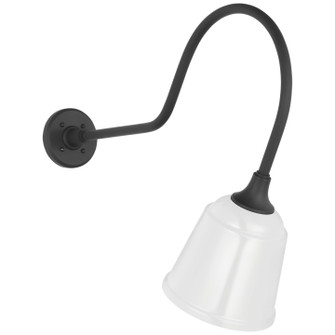 Academy Barn Light LED Barn Light in Matte Black (268|TOB 2803MBK/S5-WHT)