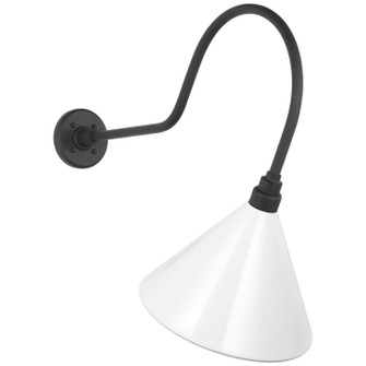Academy Barn Light LED Barn Light in Matte Black (268|TOB 2803MBK/S11-WHT)