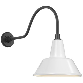 Academy Barn Light LED Barn Light in Matte Black (268|TOB 2802MBK/S1-WHT)