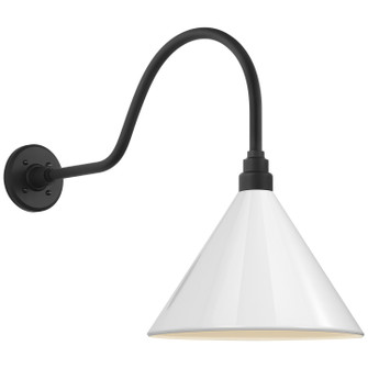 Academy Barn Light LED Barn Light in Matte Black (268|TOB 2802MBK/S11-WHT)