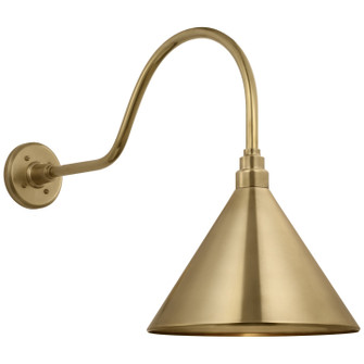 Academy Barn Light LED Barn Light in Hand-Rubbed Antique Brass (268|TOB 2802HAB/S11-HAB)