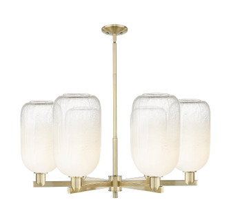 Arcadia Six Light Chandelier in Antique Brass (405|716-6CR-AB-G482-7OP)