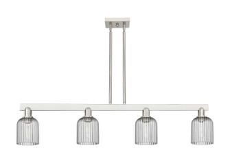 Arcadia Four Light Island Pendant in Brushed Satin Nickel (405|716-4I-SN-G559-5SM)