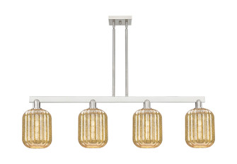 Arcadia Four Light Island Pendant in Brushed Satin Nickel (405|716-4I-SN-G460-7ME)