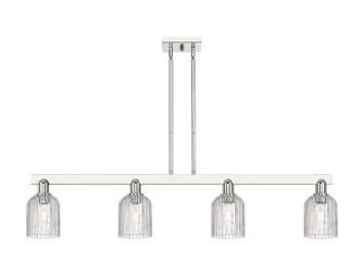 Arcadia Four Light Island Pendant in Polished Nickel (405|716-4I-PN-G559-5CL)