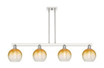 Arcadia Four Light Island Pendant in Polished Nickel (405|716-4I-PN-G483-8AM)