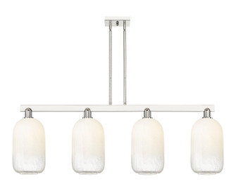 Arcadia Four Light Island Pendant in Polished Nickel (405|716-4I-PN-G482-7OP)