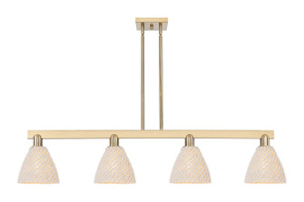 Arcadia Four Light Island Pendant in Champagne Bronze (405|716-4I-CB-NBD-75-NAT)