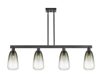Arcadia Four Light Island Pendant in Matte Black (405|716-4I-BK-G480-6SL)