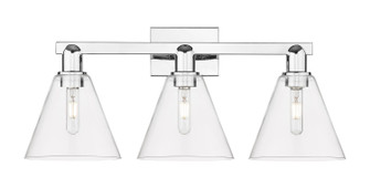 Arcadia Three Light Bath Vanity in Polished Chrome (405|716-3W-PC-GBC-82)