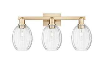 Arcadia Three Light Bath Vanity in Champagne Bronze (405|716-3W-CB-G459-6CL)