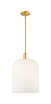 Arcadia One Light Mini Pendant in Satin Gold (405|716-3S-SG-G559-12GWH)