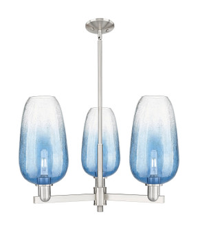 Arcadia Three Light Pendant in Satin Nickel (405|716-3CR-SN-G484-7SB)