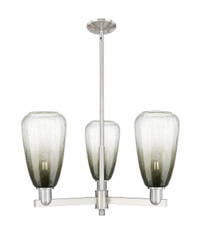 Arcadia Three Light Pendant in Satin Nickel (405|716-3CR-SN-G480-6SL)